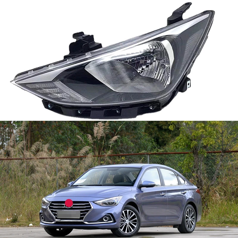 

car halogen headlights For Hyundai Elantra 2017 2018 2019 headlight assembly high beam turn signal low beam