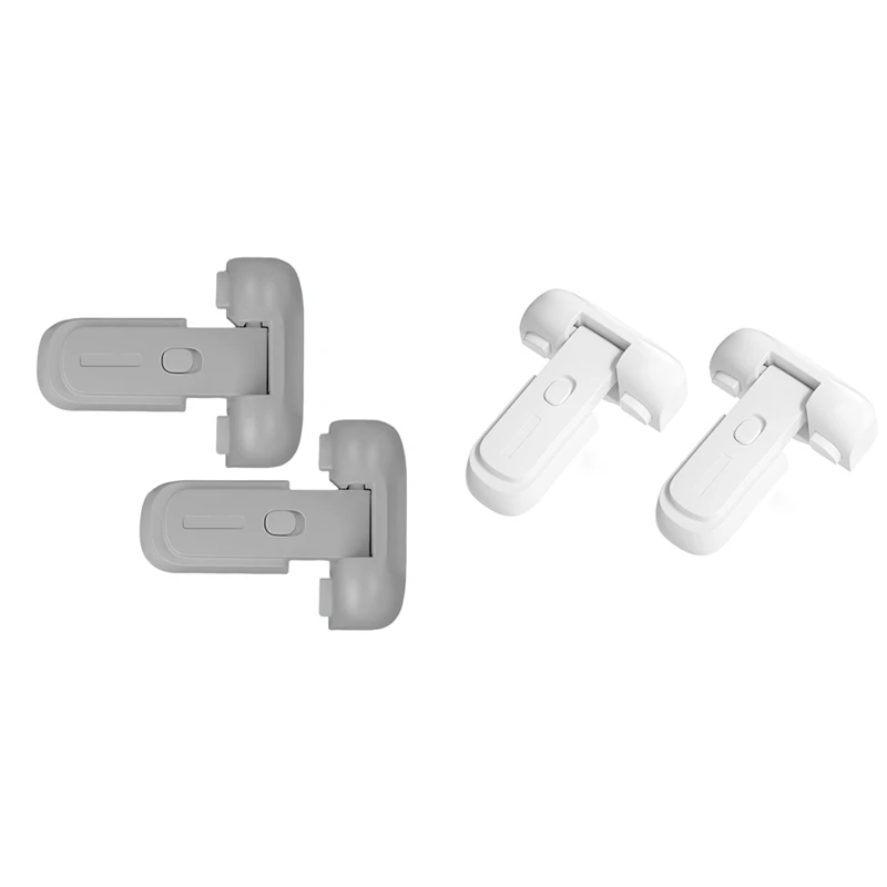 2Pcs Safe Fridge Lock, Child Proof Refrigerator Freezer Door Lock, Protect Refrigerators With Sealing Strips