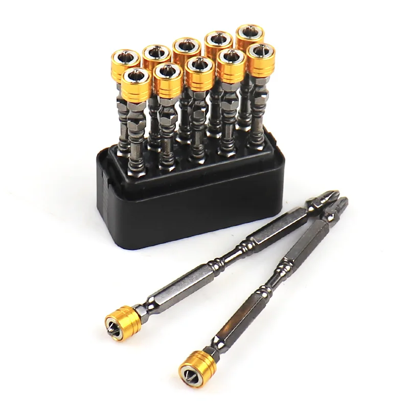 Strong Magnetic Screwdriver Bit Set 10pcs 65/110mm Phillips Electronic Screwdriver Bits For Plasterboard Drywall Screw Driver