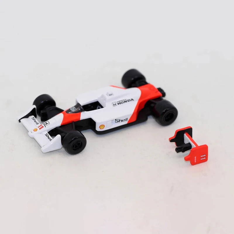 

Tomy масштаб 1:64 TPR MP4/4 MCL F1 гоночный автомобиль из сплава, имитация модели автомобиля, статическая коллекция, украшенная праздничная игрушка, сувенирный подарок