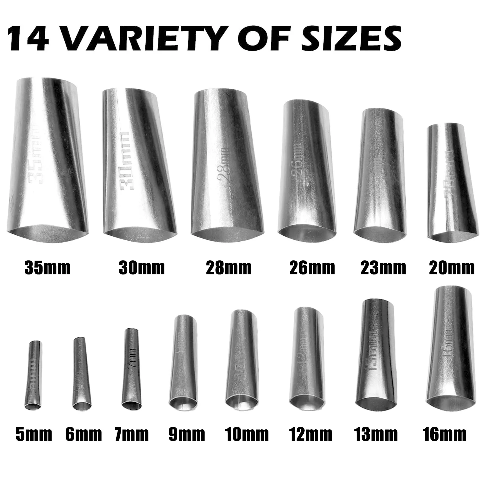 Sealant Finishing Tool Caulking Tips Practical Construction Tools Caulking Nozzle Caulking Finisher 14pcs Silver