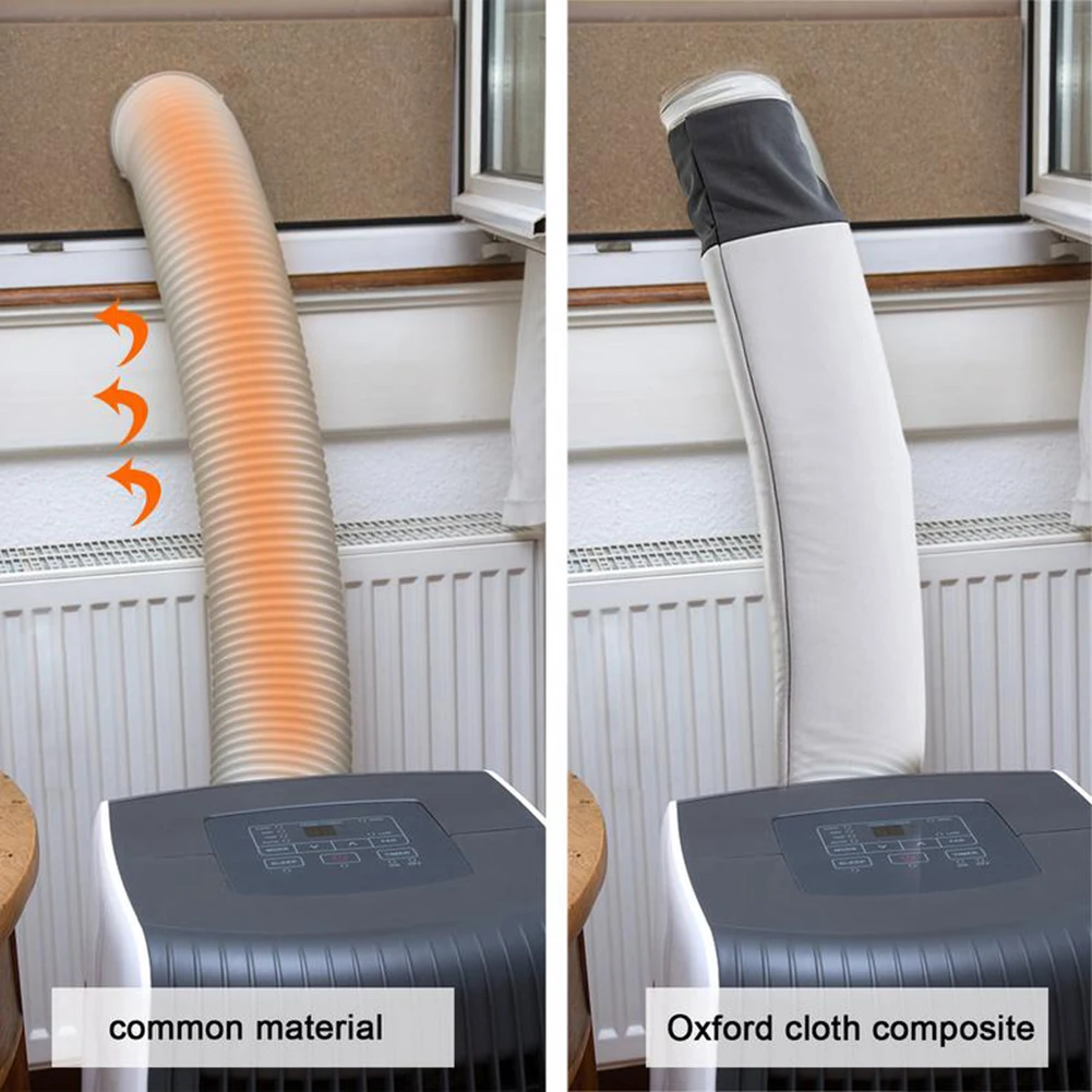 Duct Hose Cover for Portable Air Conditioners Insulated AC Vent Exhaust Wrap for Energy Efficiency and Comfort