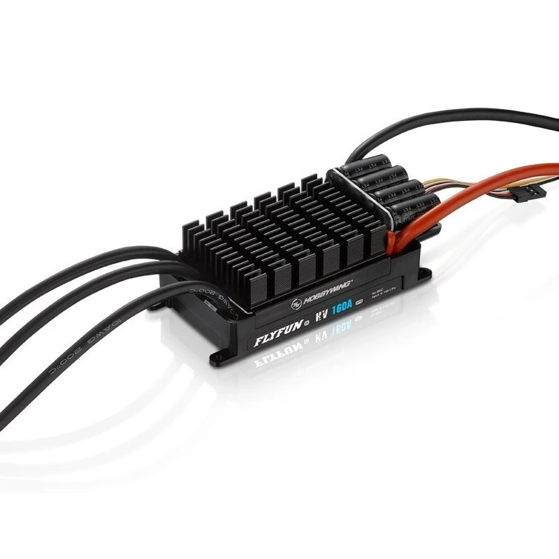 Hob FlyFun 160A جهاز تحكم في السرعة الكهروضوئي عالي الجهد V5 6-14S شحم بدون فرش ESC بدون BEC مع طائرة RC كوادكوبتر DEO