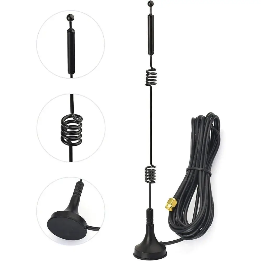 Wireless Router Signal Booster Antenna 12dBi High Gain Dual Band Aerial SMA Interface Desktop Suction Base Wifi Accessory