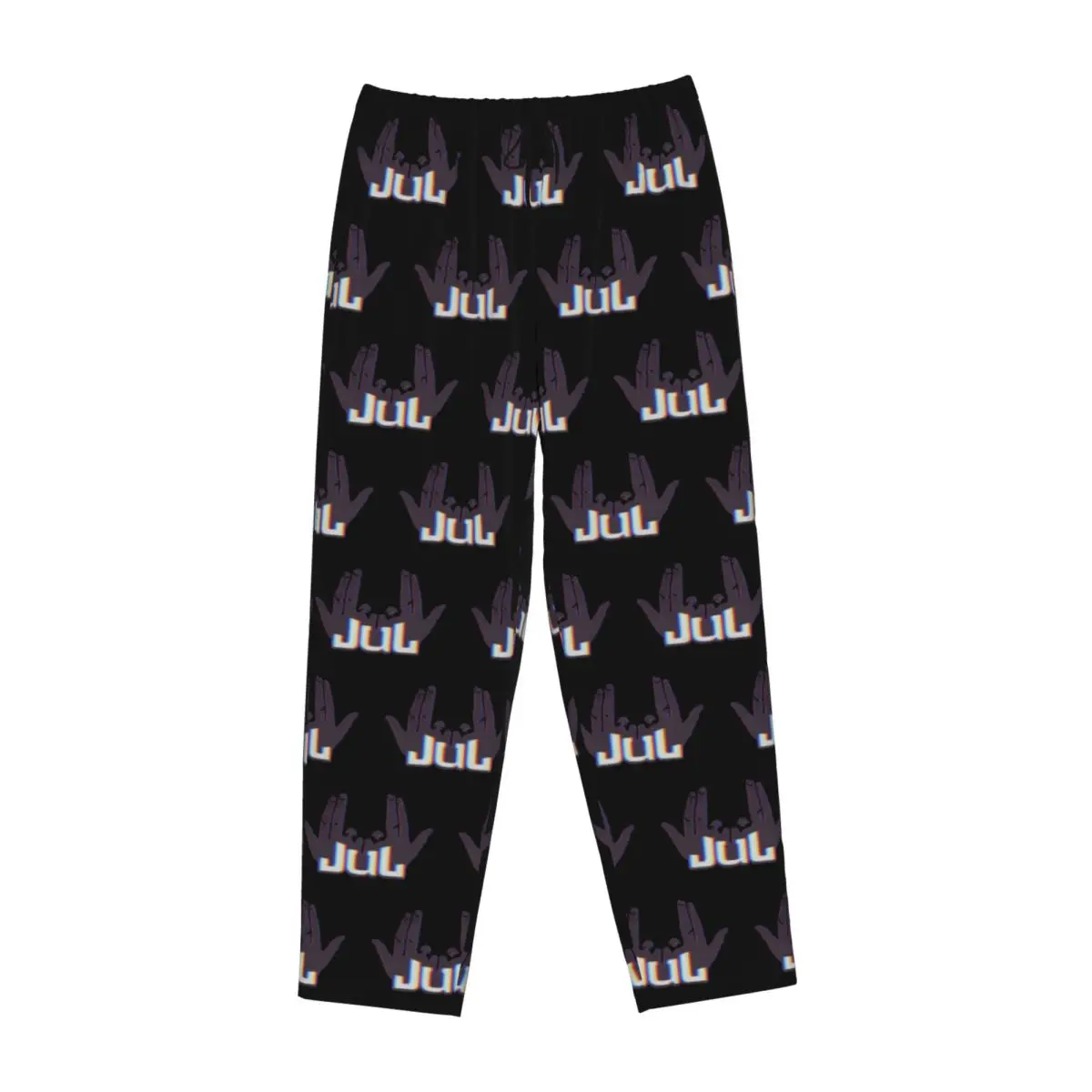 Custom JUL Pajama Pants Women French Rapper Music Lounge Sleep Drawstring Sleepwear Bottoms with Pockets - view 2