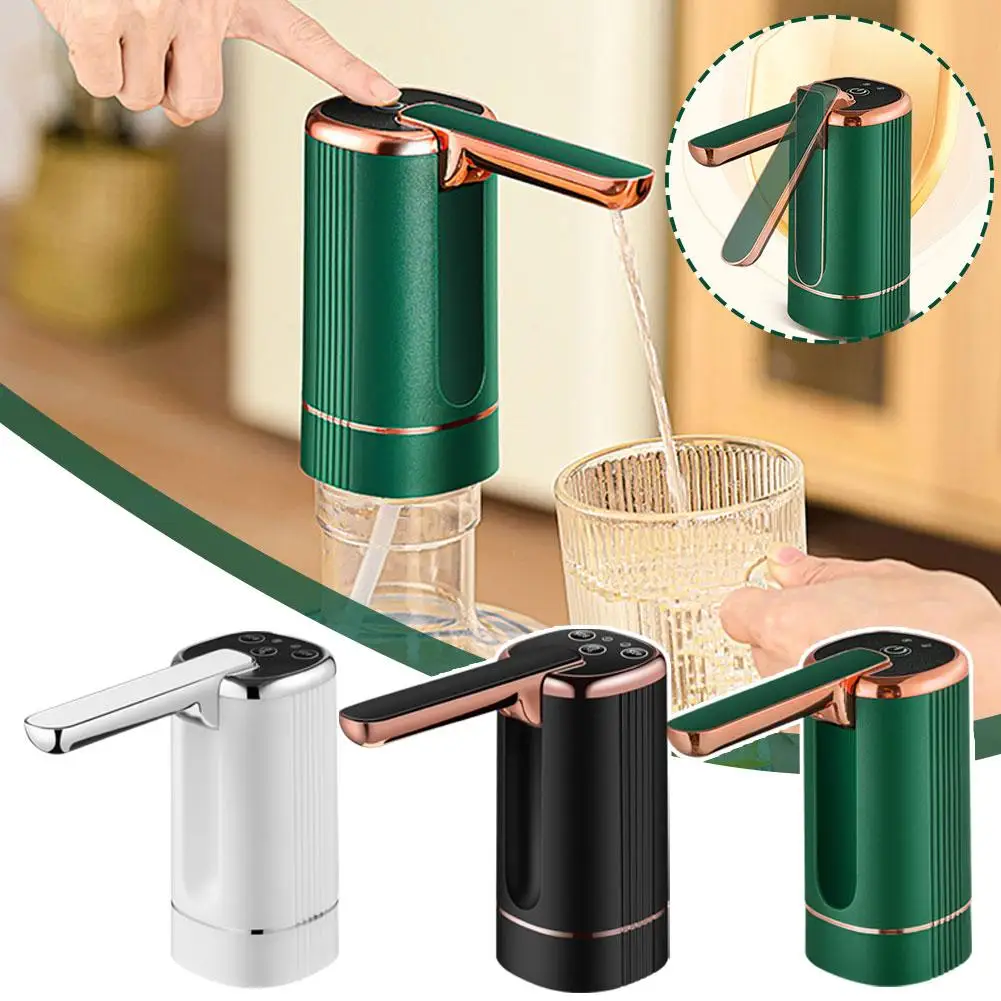 

Electric Water Gallon Pump Automatic Smart Water Pump Dispenser Desktop Water Rechargeable Liters 20 Drinking Foldable Bott Z2G4