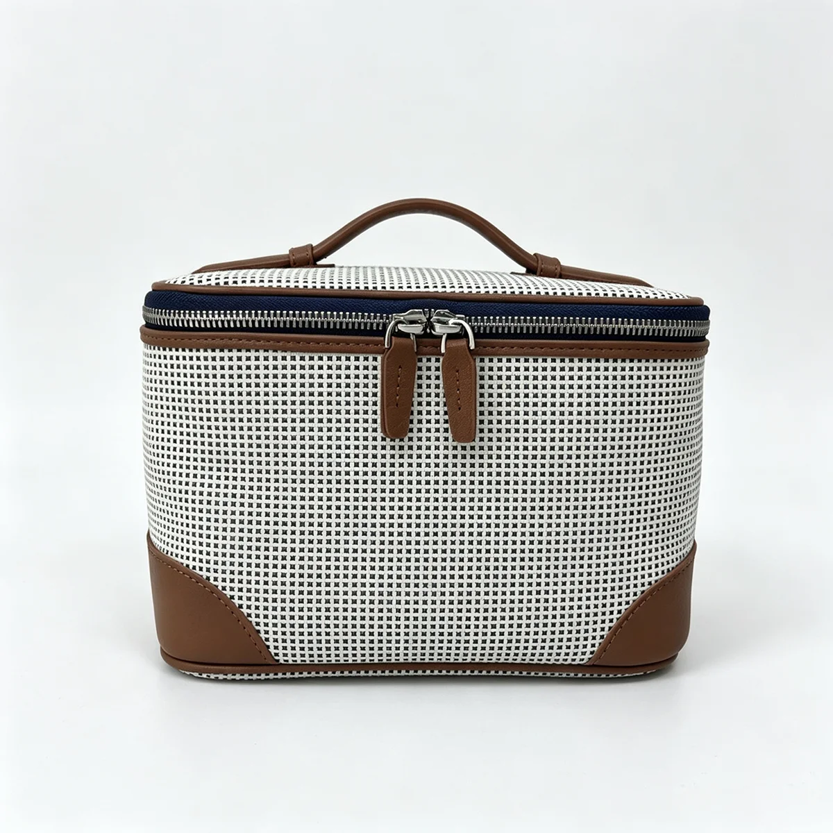 Neue Damen-Kosmetiktasche aus Canvas, hochwertigem Leder, große Reisehandtasche, Organizer, Damen-Toilettentasche, Luxustasche – Detail 21