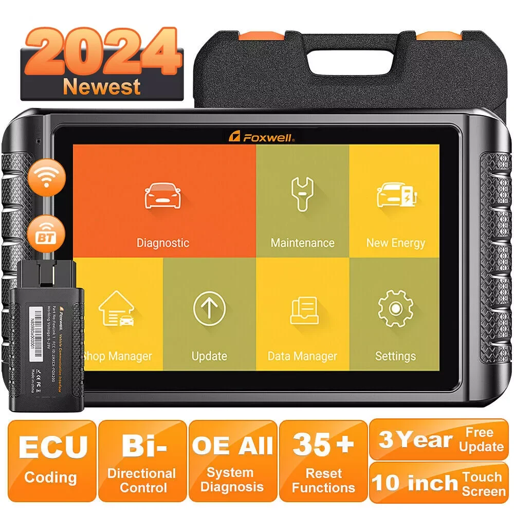 

Профессиональный OBD2 сканер FOXWELL NT1009 Bluetooth все системы 34 + сброс двунаправленного кодирования ЭБУ OBD2 Автомобильные диагностические инструменты