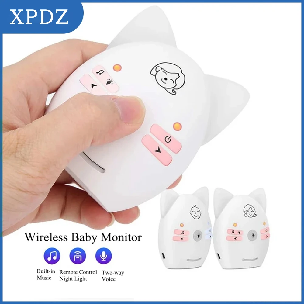 

Baby Monitor 2.4GHz Digital Wireless Transmission Walkie-talkie Two Way Audio Nanny Babysister Monitor Safety Crying Alarm