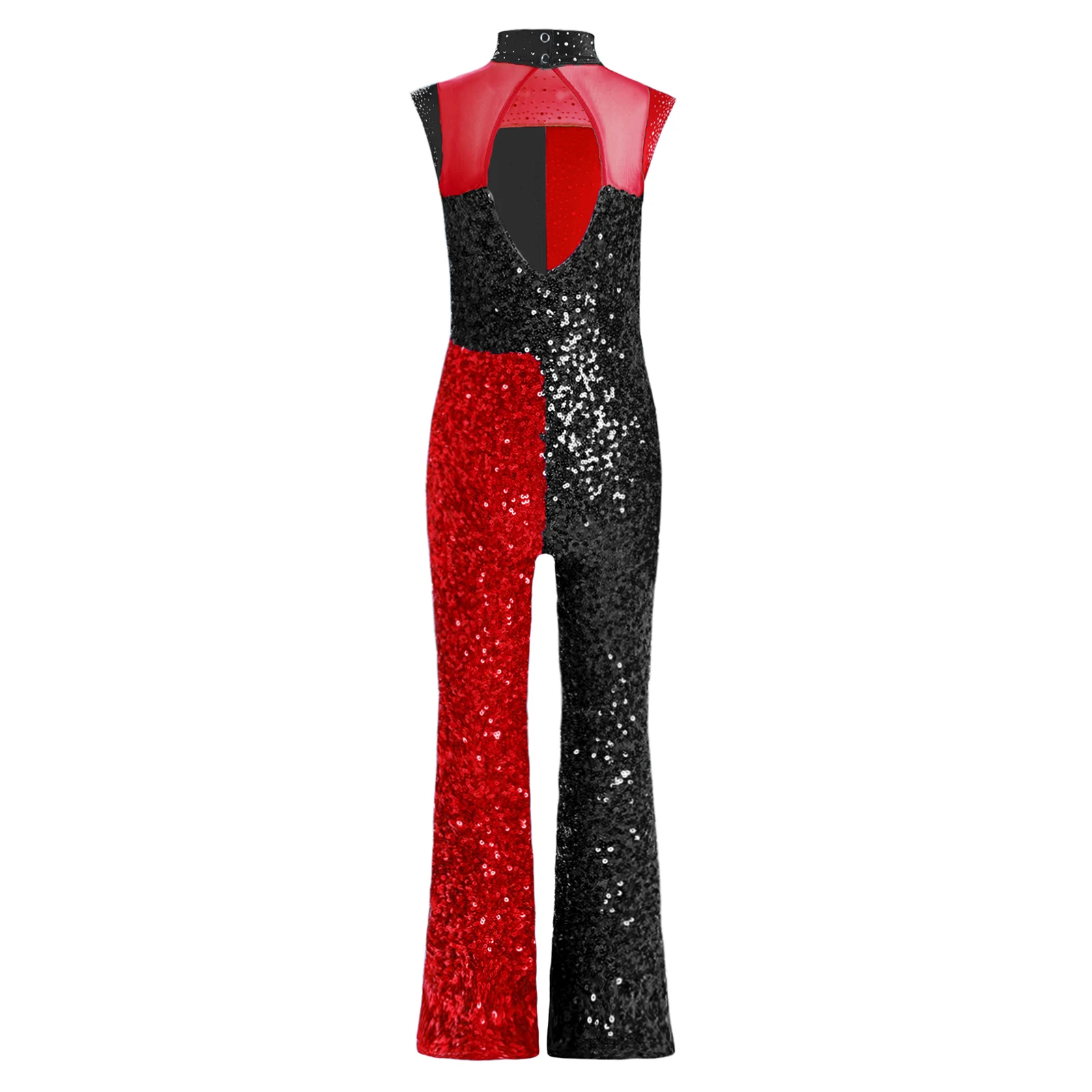 Kids Girls Jazz Hip Hop Dance Performance Costume Ballroom Samba Tango Cha Cha Dance Leotards Costume Street Disco Jumpsuit
