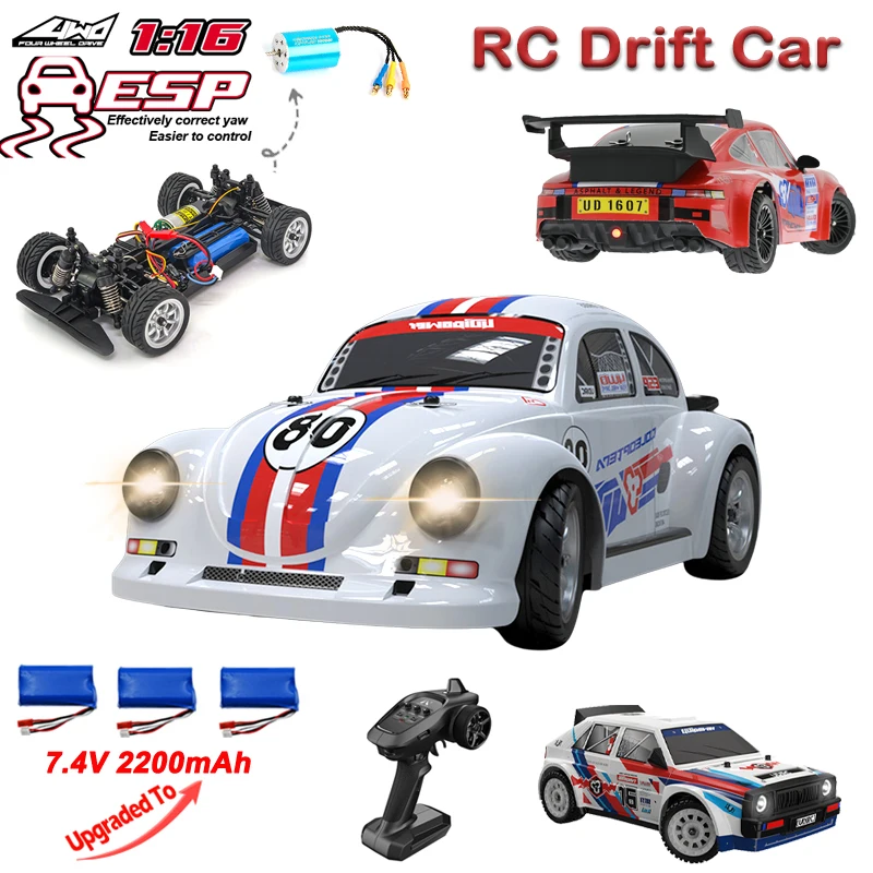 High Speed Rc Drift Car Brushless 1/16 UD1607 UD1603 Ud1604 UD1608 Remote Controlled Car 2.4G 4WD Drift Racing Car Toys For Boys