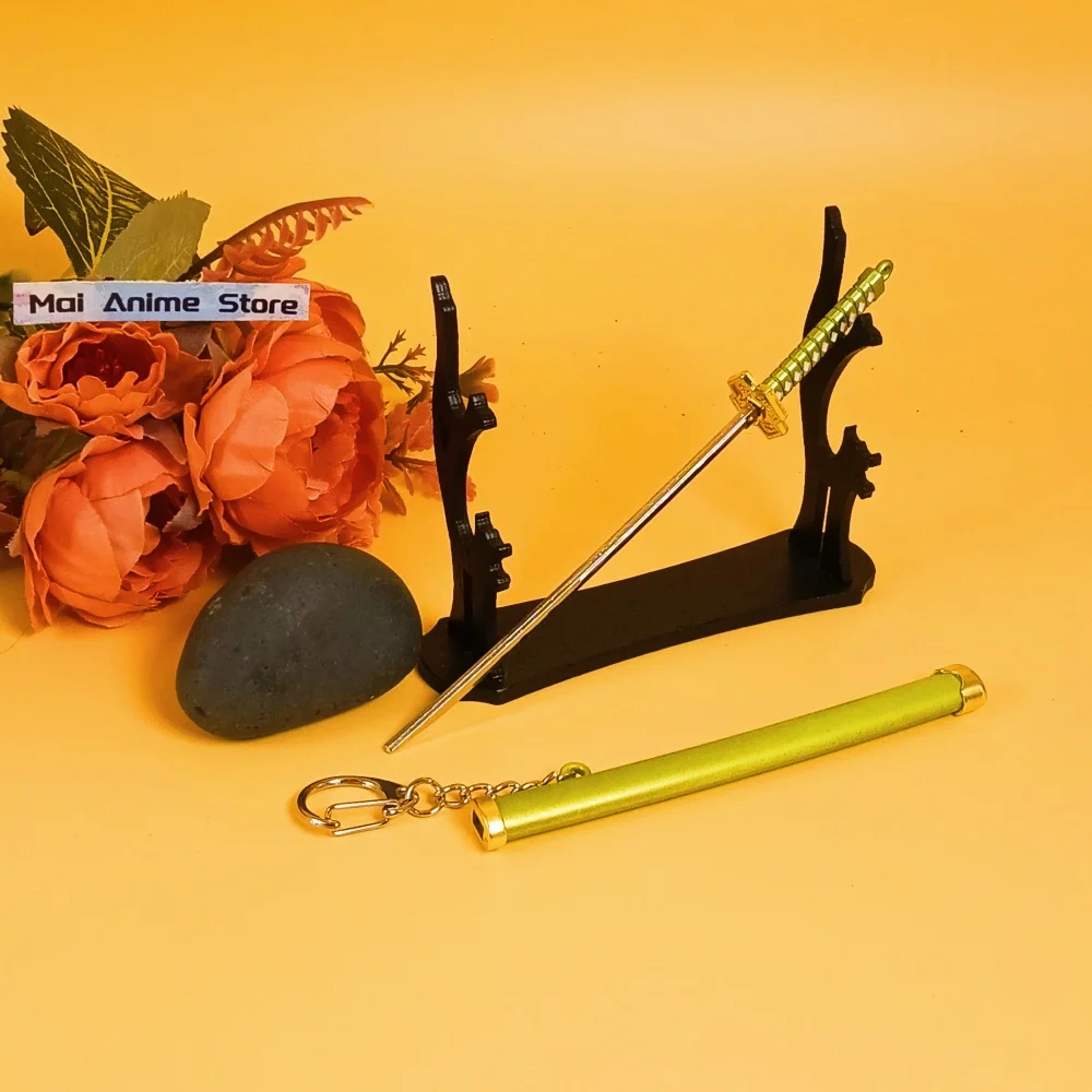 

6-дюймовый металлический ророноа Зоро Катана аниме Зоро Ниндзя нож поддельный оригинальный самурайская сабля реального размера японская катана не острая игрушка в подарок