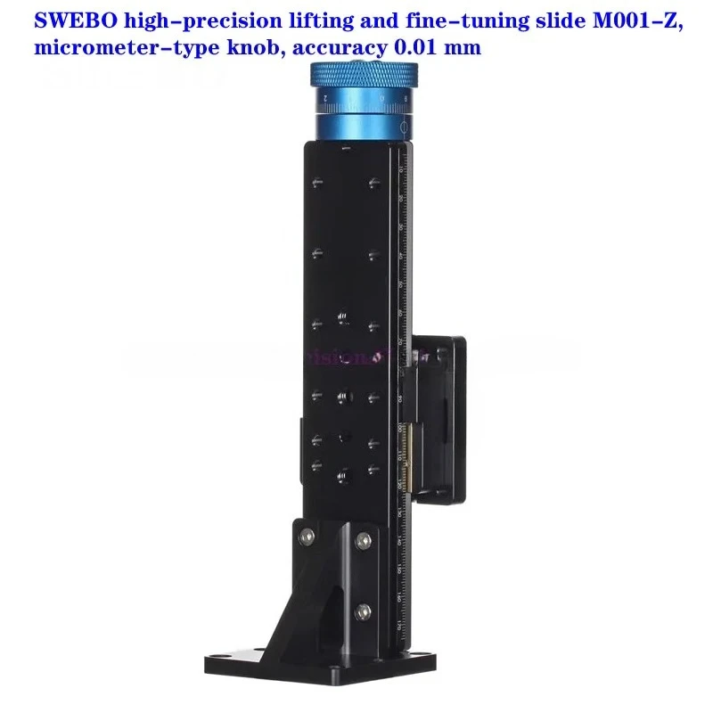 photography high-precision lifting and fine-tuning slide M001-Z, micrometer-type knob, accuracy 0.01 mm