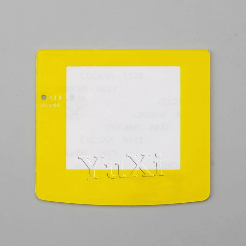 YuXi-Protector de lente para GBC, cubierta de lente de pantalla de repuesto, pantalla de plástico DMG, espejo, Panel de plástico resistente a los arañazos, 1 unidad