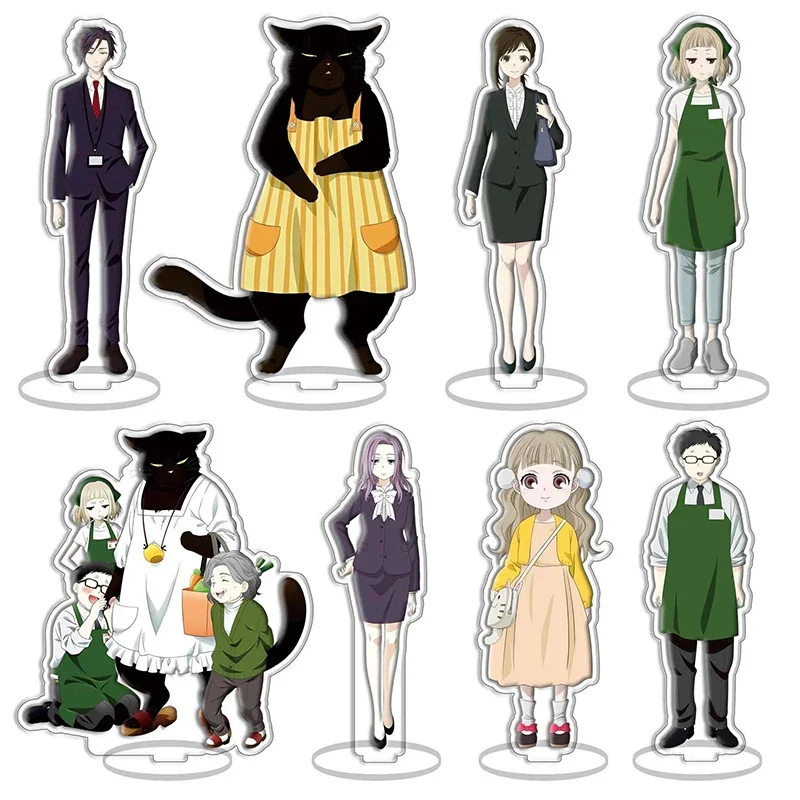 Anime The Masterful Cat Is Depressed Again Today Acrylic Stand Model Plate Desk Bedroom Decortion Dekiru Neko Wa Kyou Mo Yuuutsu