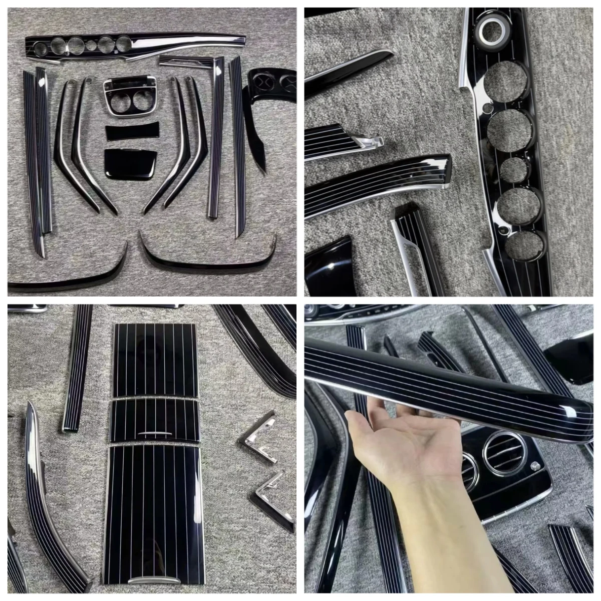 

Комплект отделки салона Piano Black для E, C, S, G-классов W213, W205, W222, W223, W463