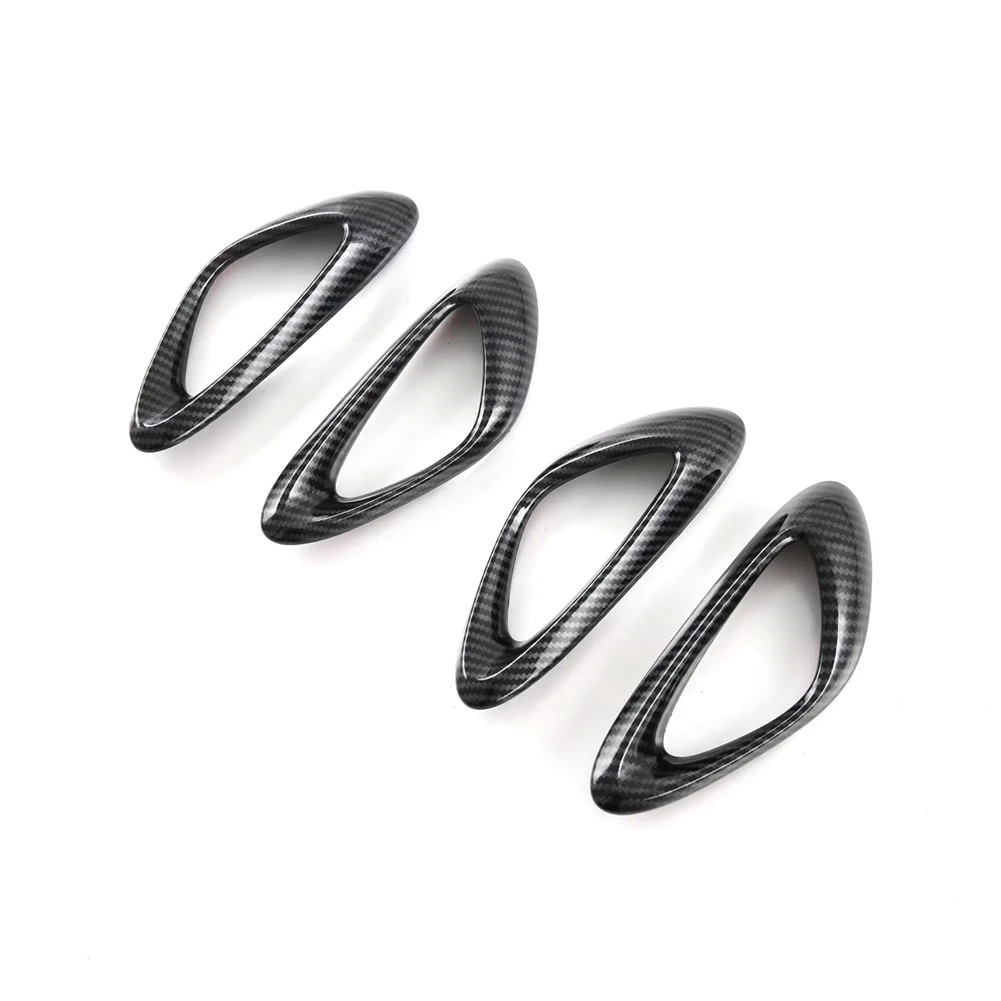 Carbon Fiber Abs is Suitable for Byd Seal Interior Modification Car Door Inner Handle Trim Strip Inner Handle Stickers