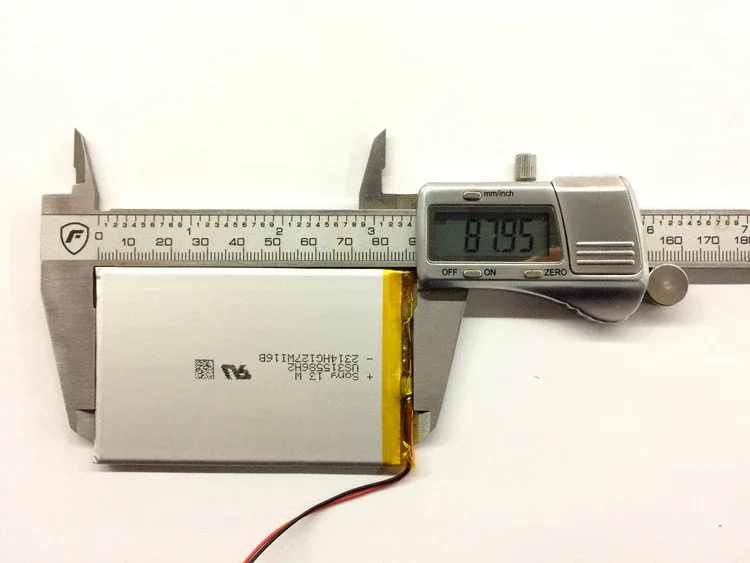 Nuevo 315586   Batería de litio de polímero marrón que carga el núcleo eléctrico 2050mah Tablet computadora 3,7 V celda de iones de litio recargable buena A