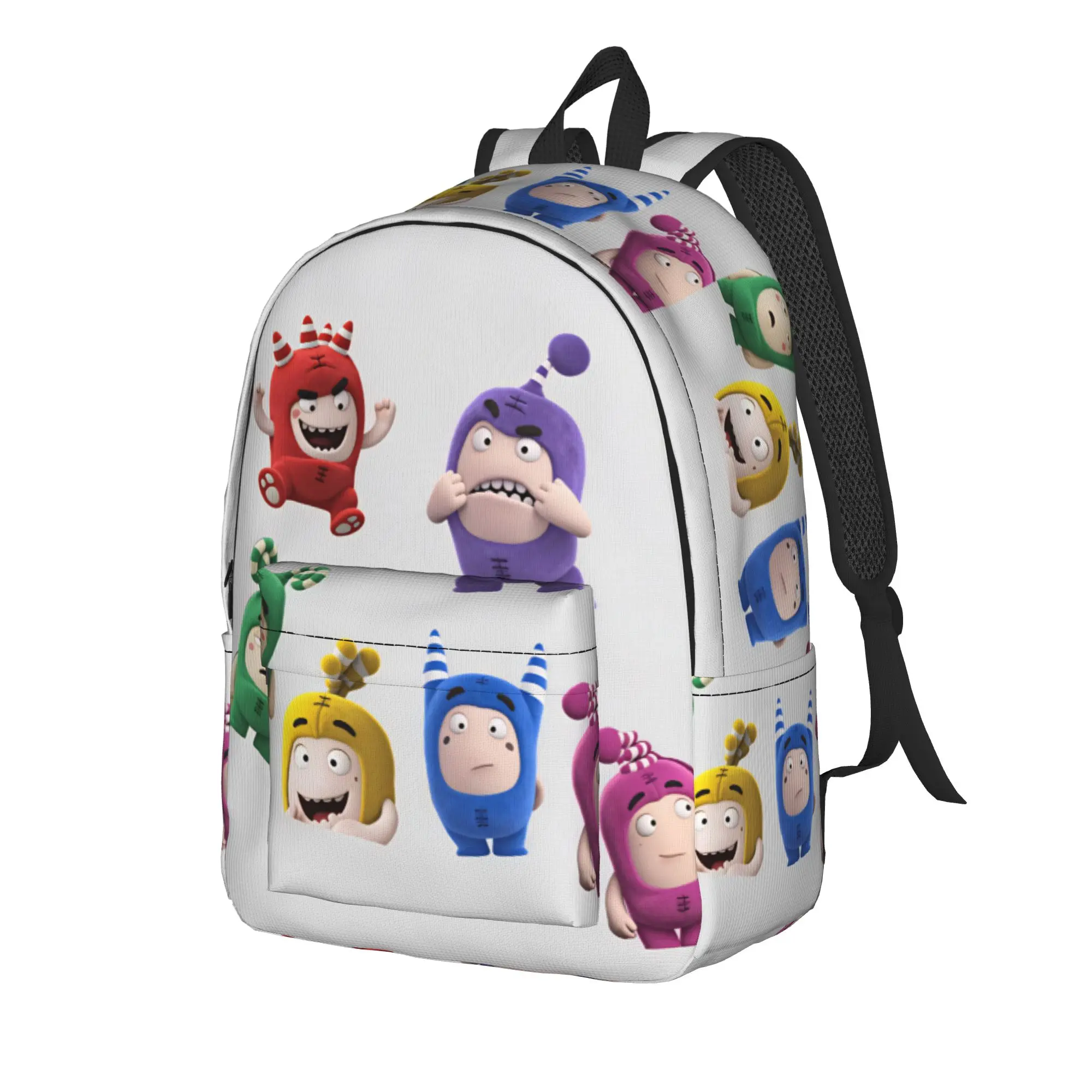 Oddbodes Cartoon  Backpack  Streetwear Backpacks Boy Outdoor Style Print School Bags Designer Rucksack