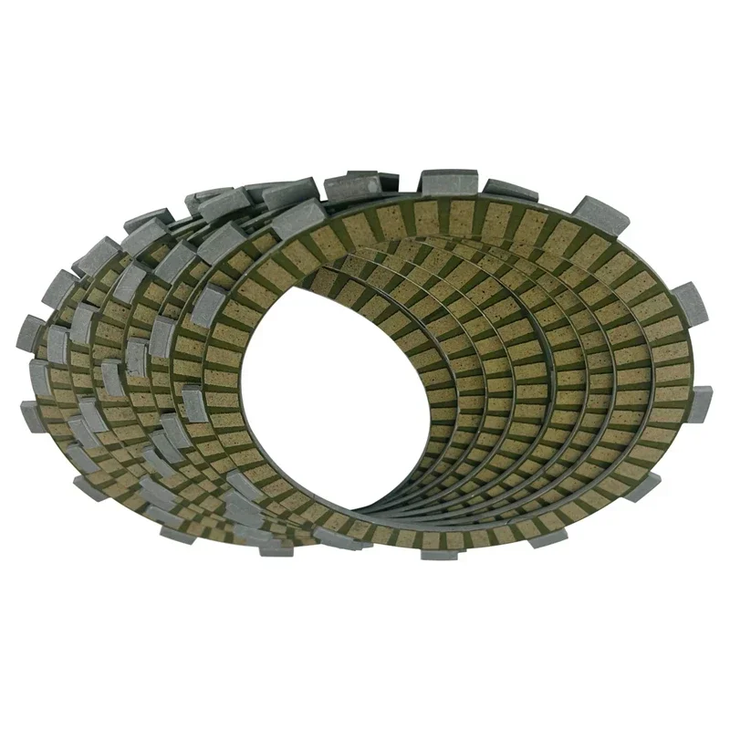 8Pcs Motorcycle Friction Clutch Disc Plates For Kawasaki ZN1300 Voyager 83-88 VN1500 Vulcan 1500  88