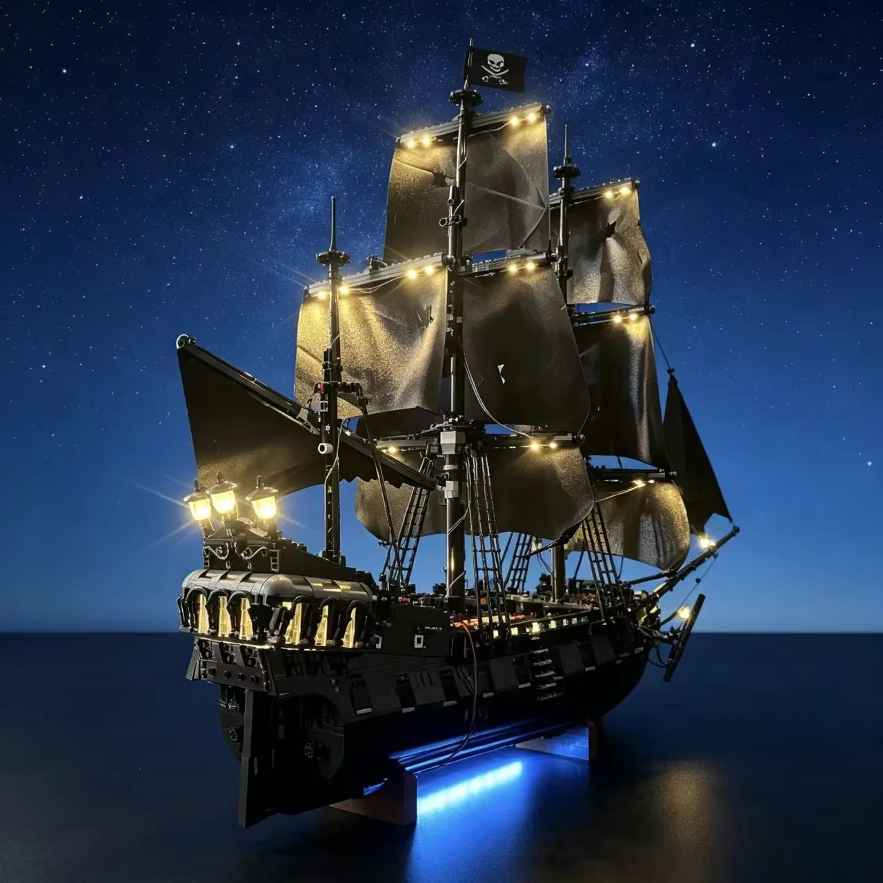 2026 New LED Light Compatible For Pirate Ship 10365 Building Blocks Remote Control Lamp (Not Include Building Blocks) Christmas