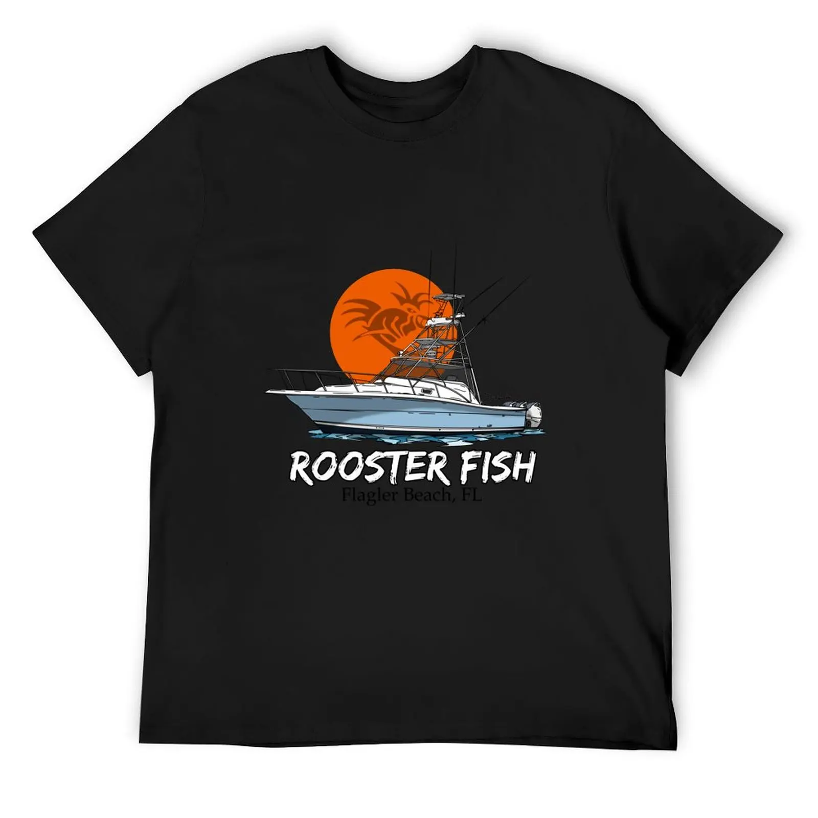 Rooster Fish Flagler Beach, Florida T-Shirt cute clothes custom t shirt oversized t shirts for men