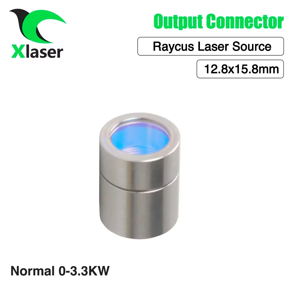 XLaser Raycus Laser Source Output Connector Protective Lens Group 12.8x15.8mm For Raycus Fiber Power Source WSX Laser Cutting