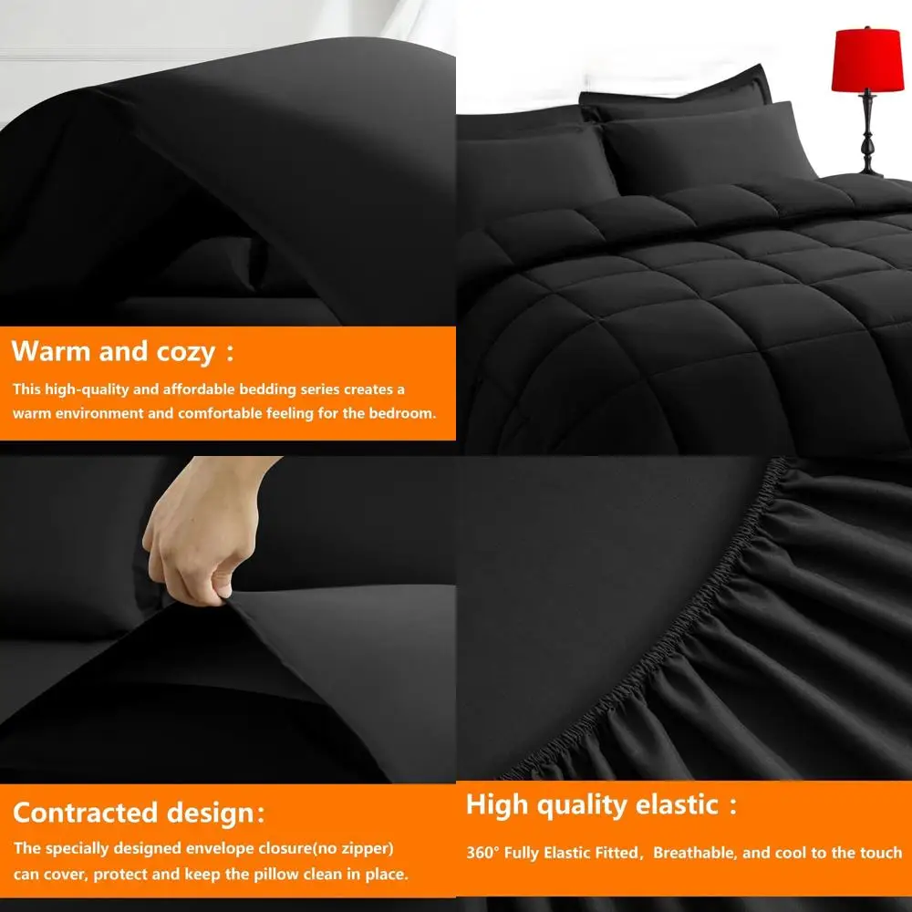 

Комплект постельного белья King Size из 7 предметов: всесезонное стеганое двустороннее одеяло с мягким пушистым наполнителем, простыня, натяжная простыня, 2 подушки.