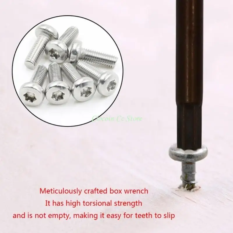 X90F High Strength Force Flag Wrench Standard Torx Screw Wrench Carbon Steel