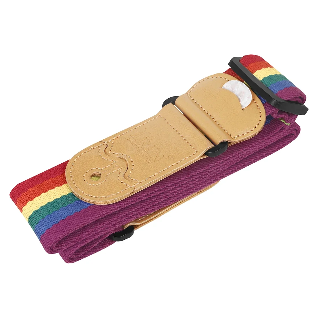 حزام جيتار قابل للتعديل من القطن حزام جيتار باس قابل للتنفس مناسب لمختلف ملحقات جيتار باس