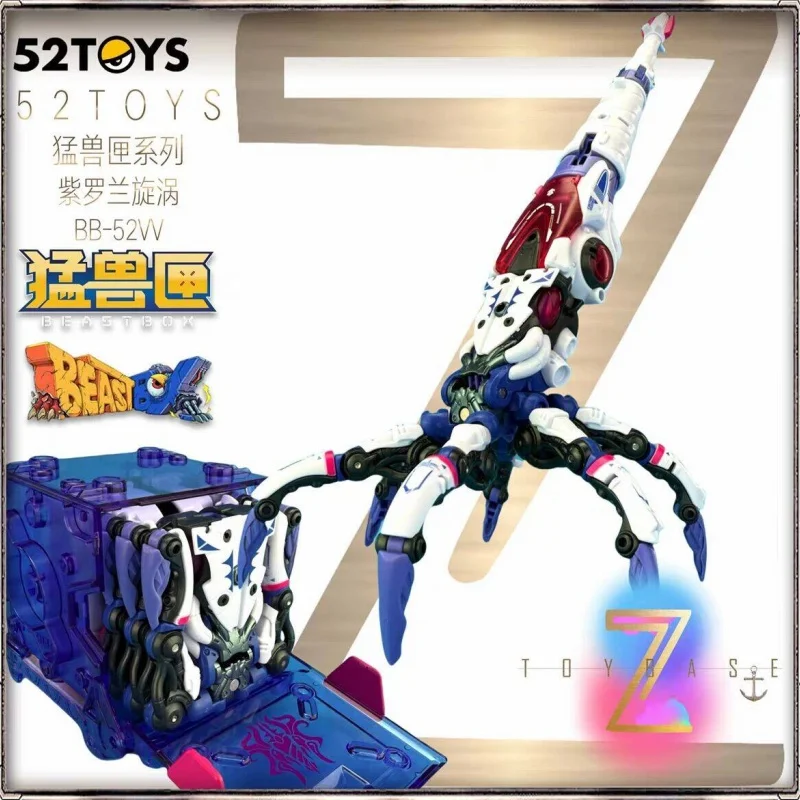 

Hot New 52toys Beastbox Bb-52vv Violet Vortex Deformation Robot Anime Action Figure Statue Model Collectible Toys Gift