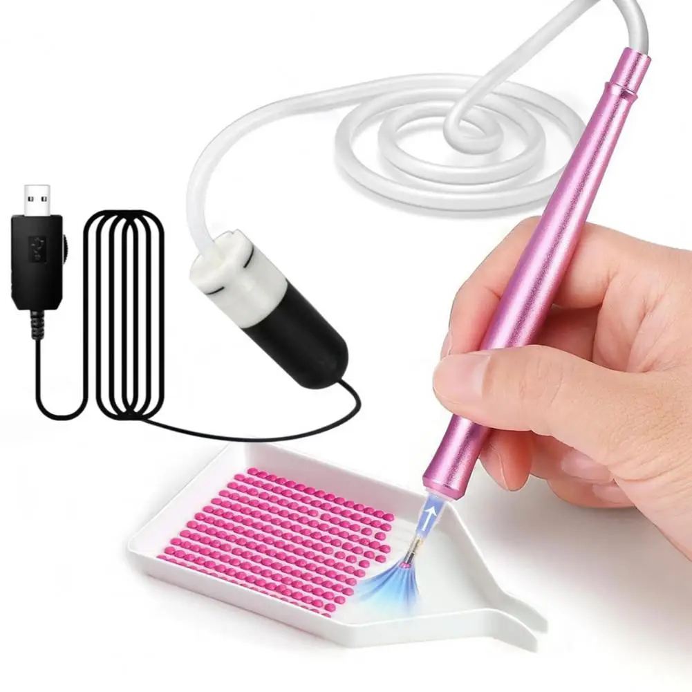 

Vacuum Diamond Art Pen Electric Diamond Art Pen Wax-free Diamond Art Pen For Various Diamonds Easy Use Placement Crafting