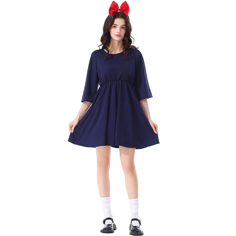 

loween Small Witch Kiki Costume Role-plang Stage Performance Outfit Photoaphy ooting Clothing Ethnic Stage Costume