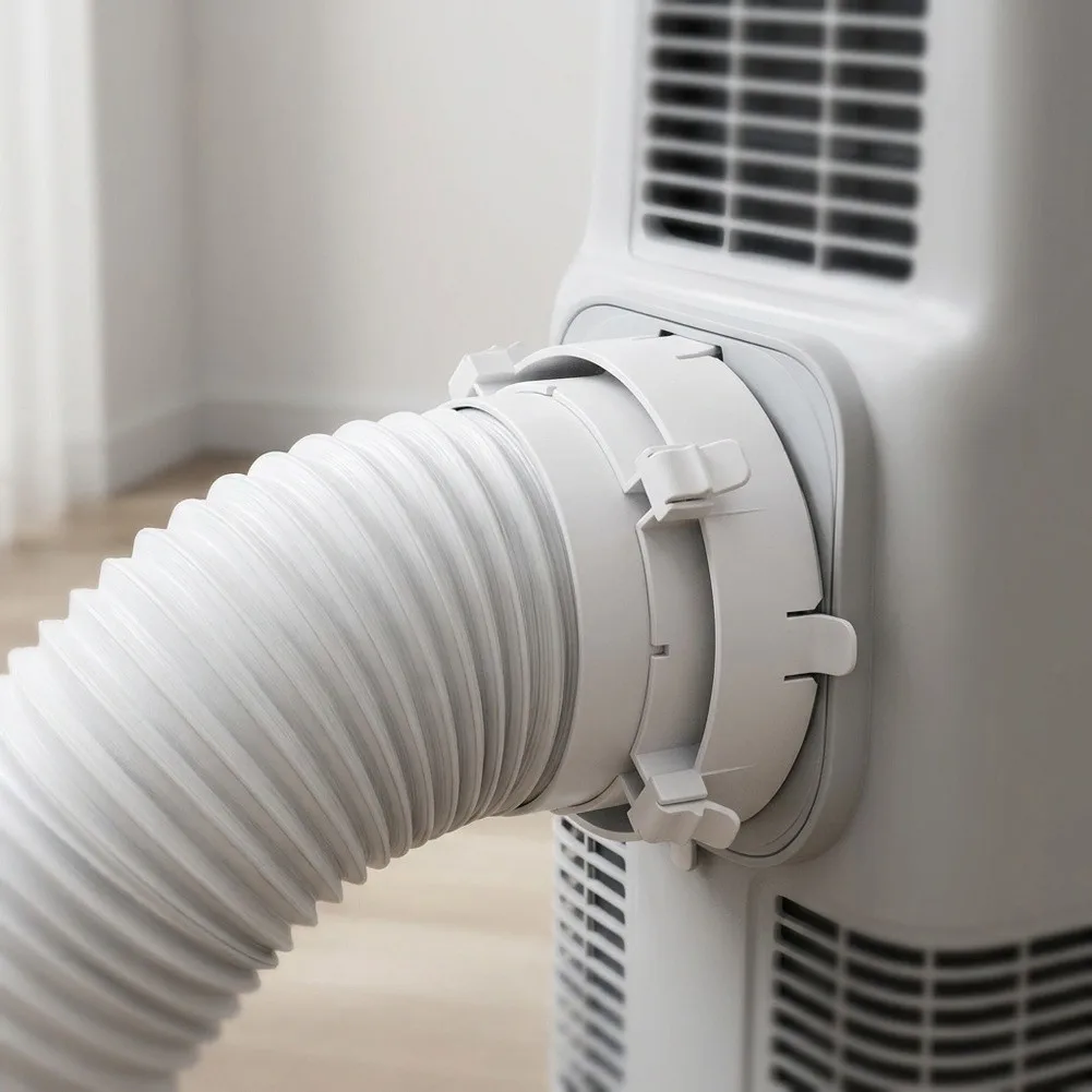 Pipe Adapter for Midea Portable AC Units with Sealing Plate ABS Construction 13cm 15cm 18cm Duct Compatibility