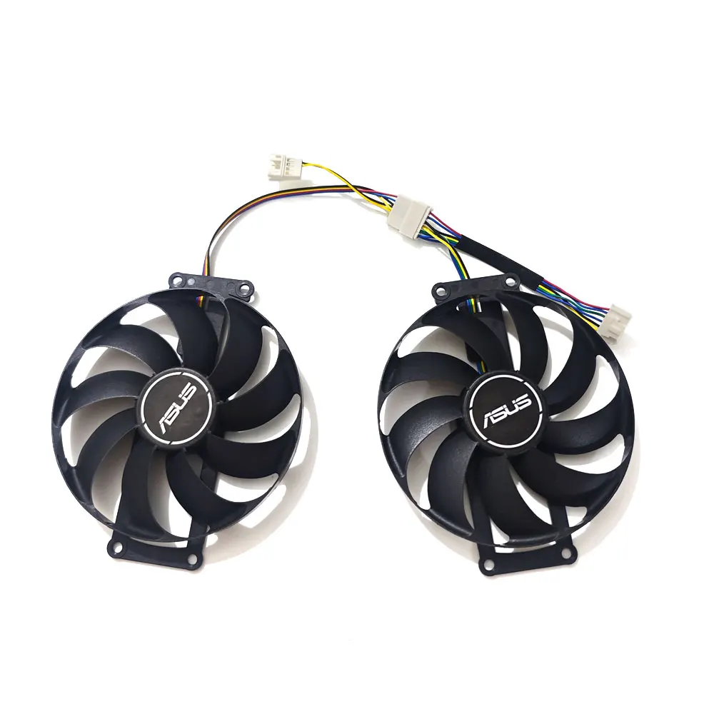 NEW 2FAN 87MM 6PIN FDC10H12S9-C Graphics card cooling fan，For ASUS RTX 2070 MINI、RTX 2060 MINI、ASUS GTX 1660S MINI