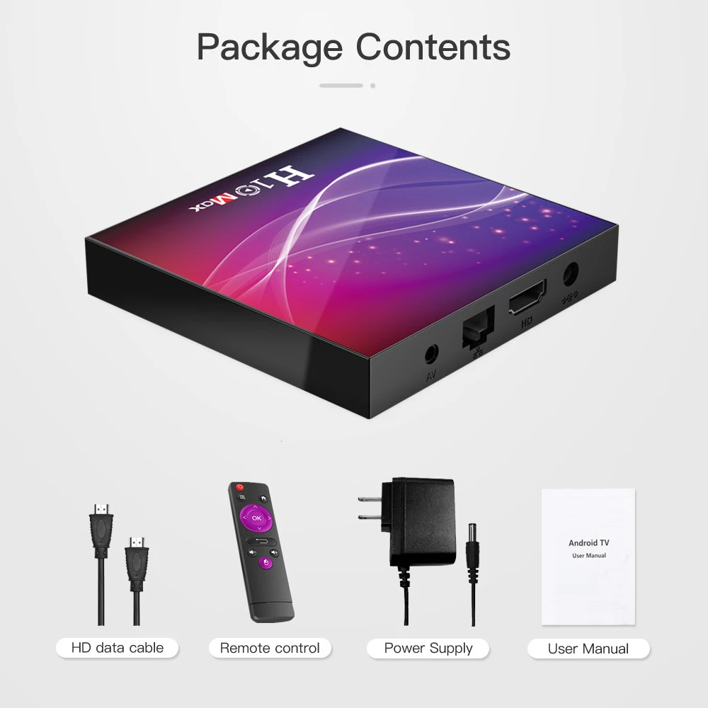 6K TV Box H10 MAX أندرويد 10 Tvbox H616 رباعية النواة 4GB 32GB 64GB 2.4G 5G واي فاي BT4.0 USB3.0 دعم 6K * 4K H.265 الذكية ميديا بلاير