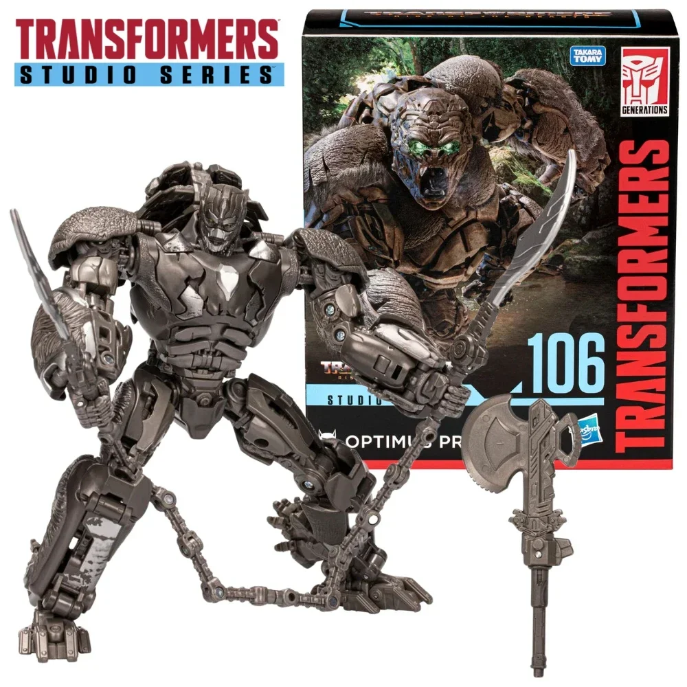 Takara Tomy Hasbro Transformers Studio Series Ss106 Optimus Primal Leader Rise of The Beasts Action Figure Robot Collectible Toy