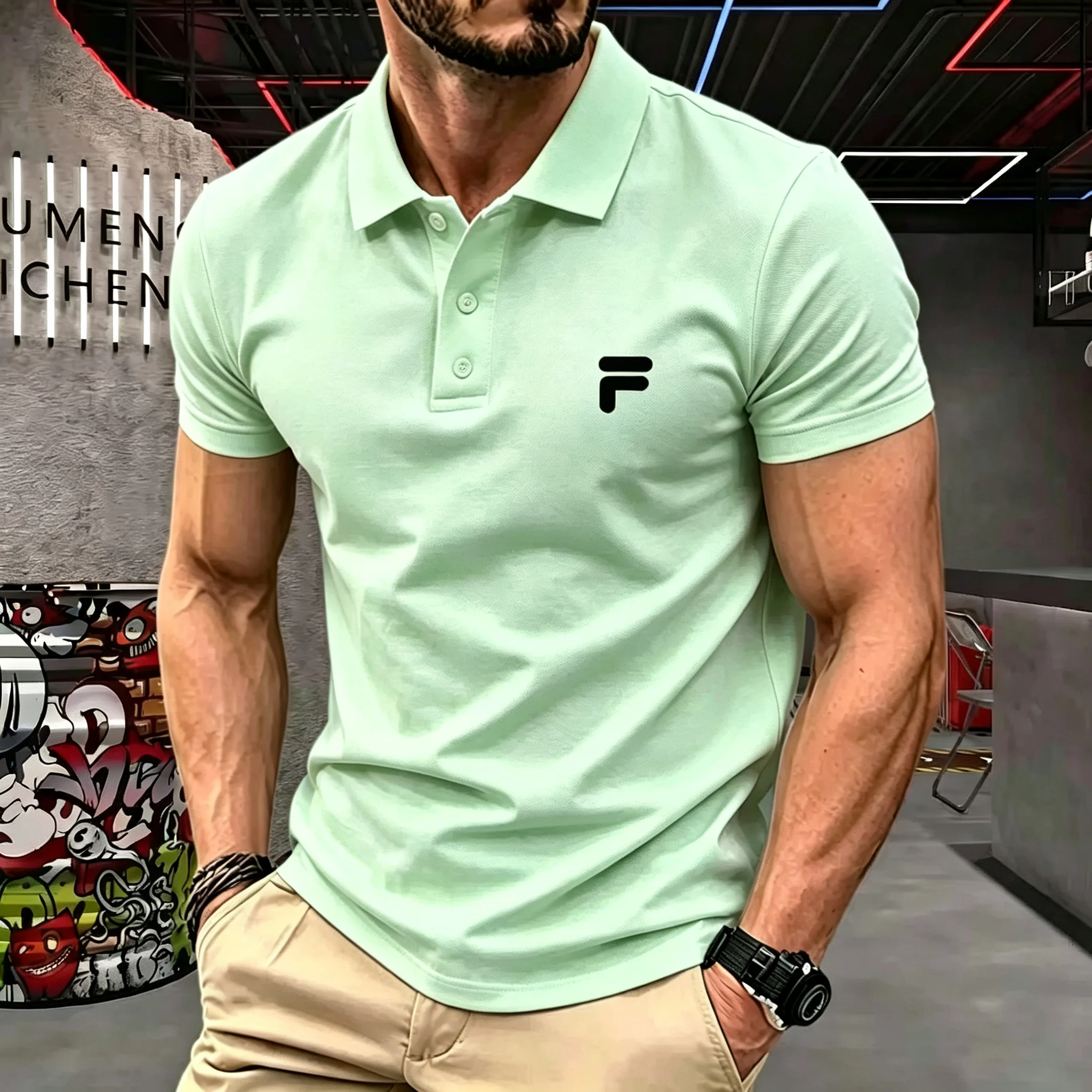 2026 Men Breathable Pique Cott - огляд і ціна Polo Shirt Pique
