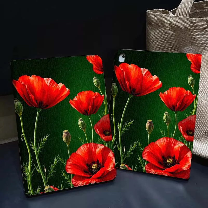 

Heart Rose Butterfly Light Tablet Case For Apple iPad Air Pro mini 1 2 3 4 5 6 7 8 9 11 M2 M3 M5 M4 5th 6th 7th 10th 11th Gift