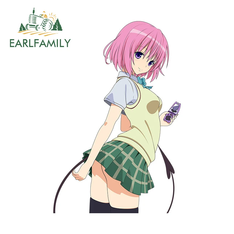 

EARLFAMILY 13cm x 8.6cm for Momo Belia Deviluke Car Sticker Car Door Protector Decal Occlusion Scratch Creative Bumper Graphics
