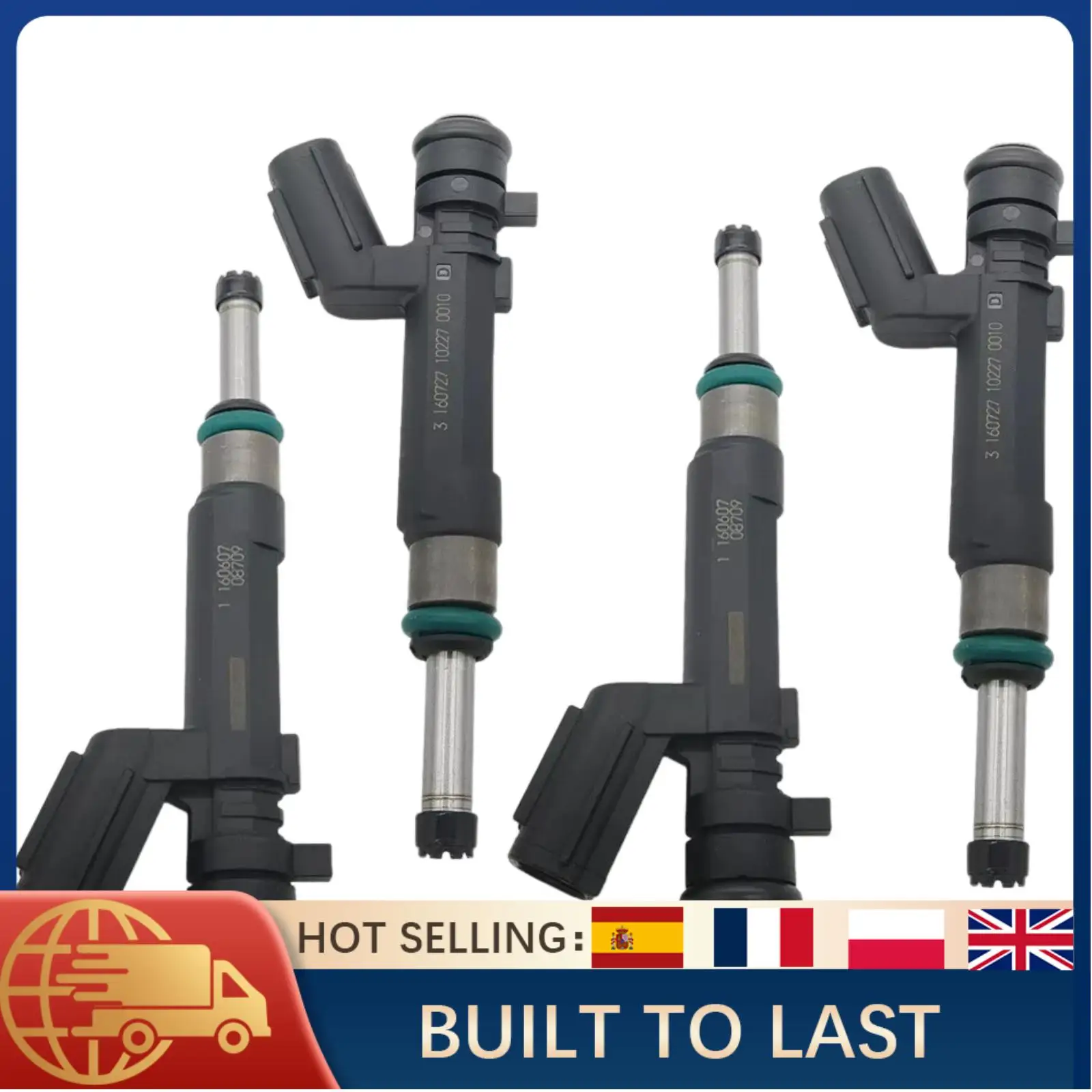 

4 шт. топливные форсунки для Nissan Versa Versa Note 1.6L HR16DE 2012-2019, прямая замена OE 16600-1KT0A 166001KT0A