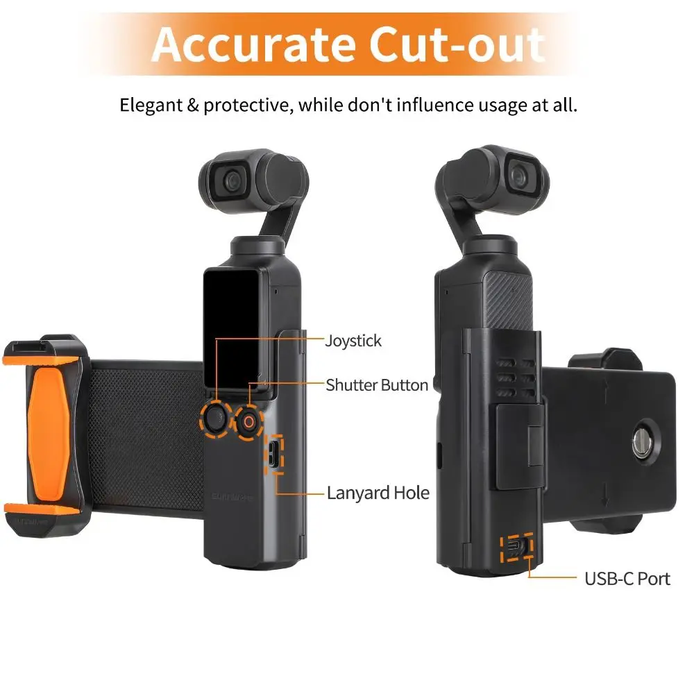 with Filters Storage Box Phone Holder Expansion Handheld Mount Phone Bracket Adapter Extended for DJI Osmo Pocket 3