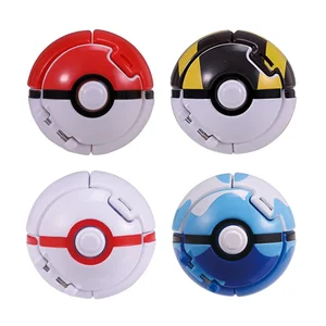 Pokemon Elf Ball Pokeball Tokoh Anime Kartun Pikachu Charizard Piplup Kyogre Saku Monster Hewan Peliharaan Anime Model Aksi Mainan Hadiah 8 kotak pokeball penjualan terbaik - №