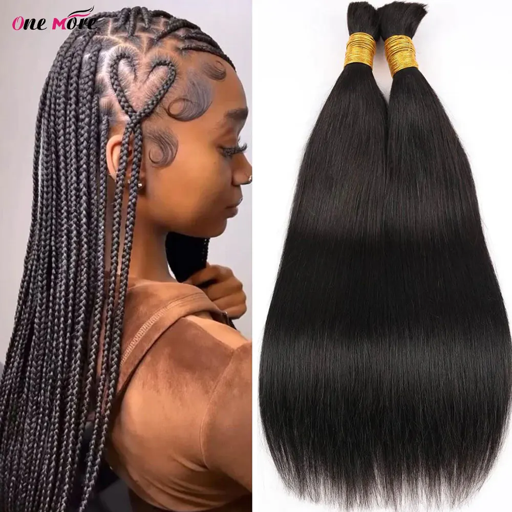 

Braiding Hair Human Bulk Hair Skily Straight Bulk Human Braiding Hair for Braids Hair No Weft Bone Straight Human Hair Extension