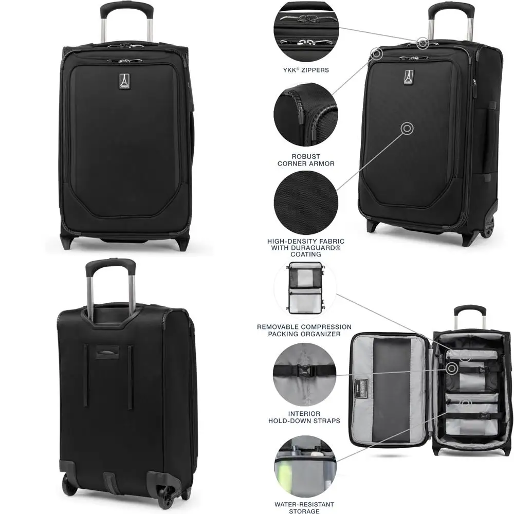 

Легкий расширяемый 2-колесный вертикальный чемодан Rollaboard для мужчин и женщин, идеально подходит для путешествий и деловых поездок, чемоданы-перевозки