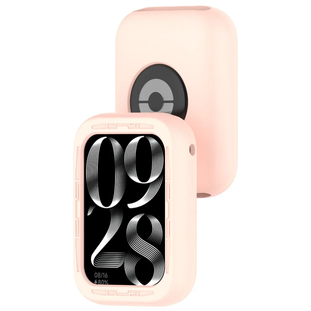 실리콘 보호 케이스 낙하 방지 충격 방지 쉘 범퍼 프레임 Xiaomi Mi Band 8 Pro 용 다채로운 스크래치 방지