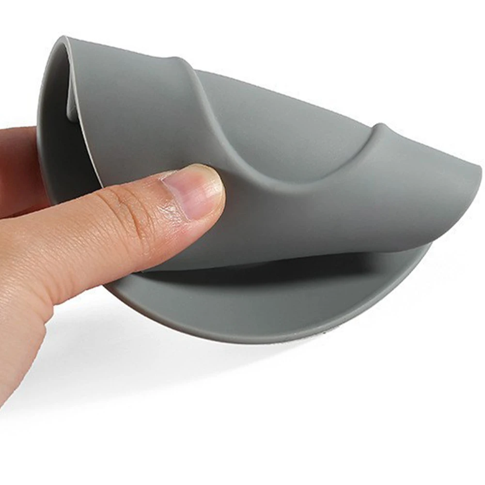

5Pcs Silicone Spoon Rest Spoon Holder Heat Resistant Cooking Spoon Holder Hangable Spoon Pad Multi-Function for Kitchenware