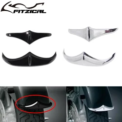 Motorcycle Front/Rear Fender Leading Edge Accent Tip Trim Cover ABS For Harley Touring Electra Street Road Trike Glide Road King