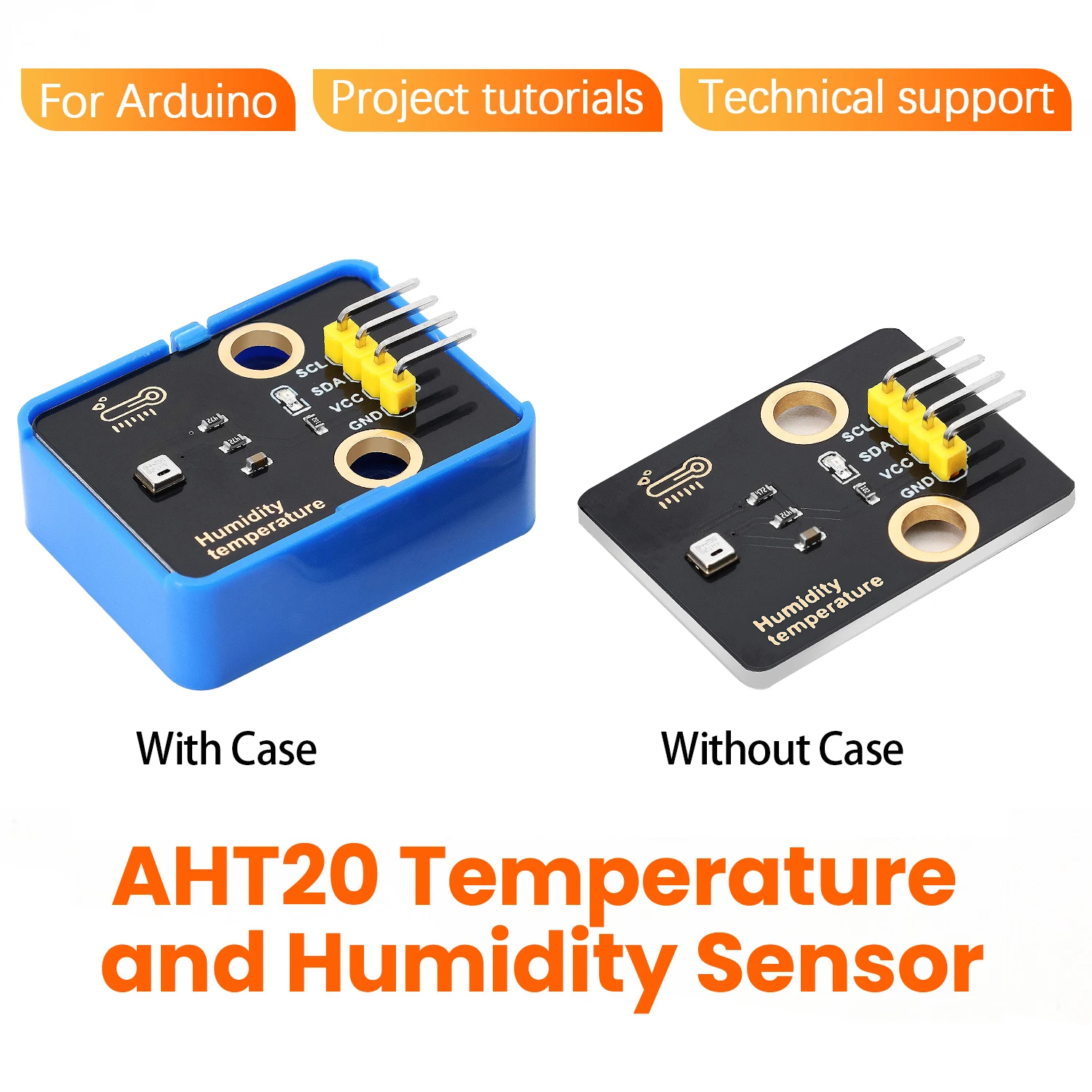 1 PC Keyestudio AHT20 Temperature and Humidity Sensor For Arduino Compatible Raspberry Pi/Lego DIY Electronic Building Blocks