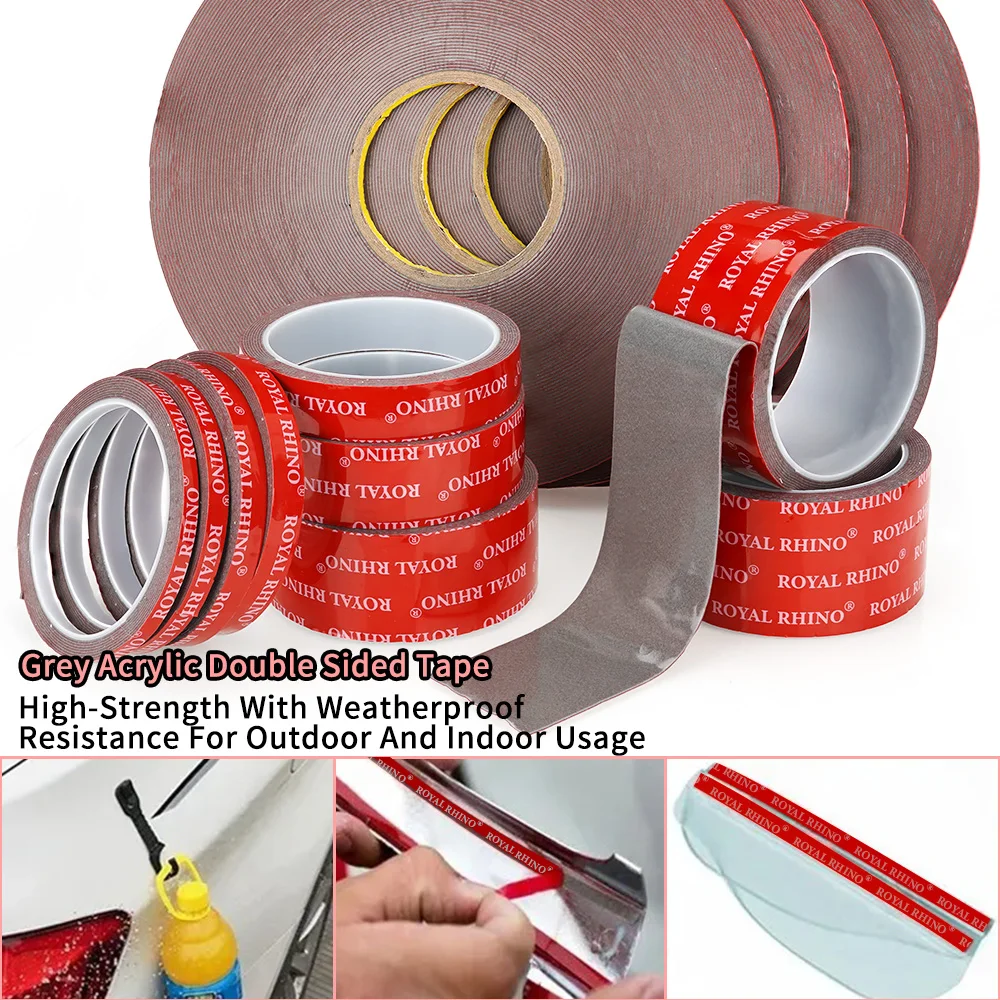 Strong Car Special Double Sided Tape Heavy Duty Acrylic Foam Adhesive DIY Sticker for Auto Rear Spoiler Household Accessories
